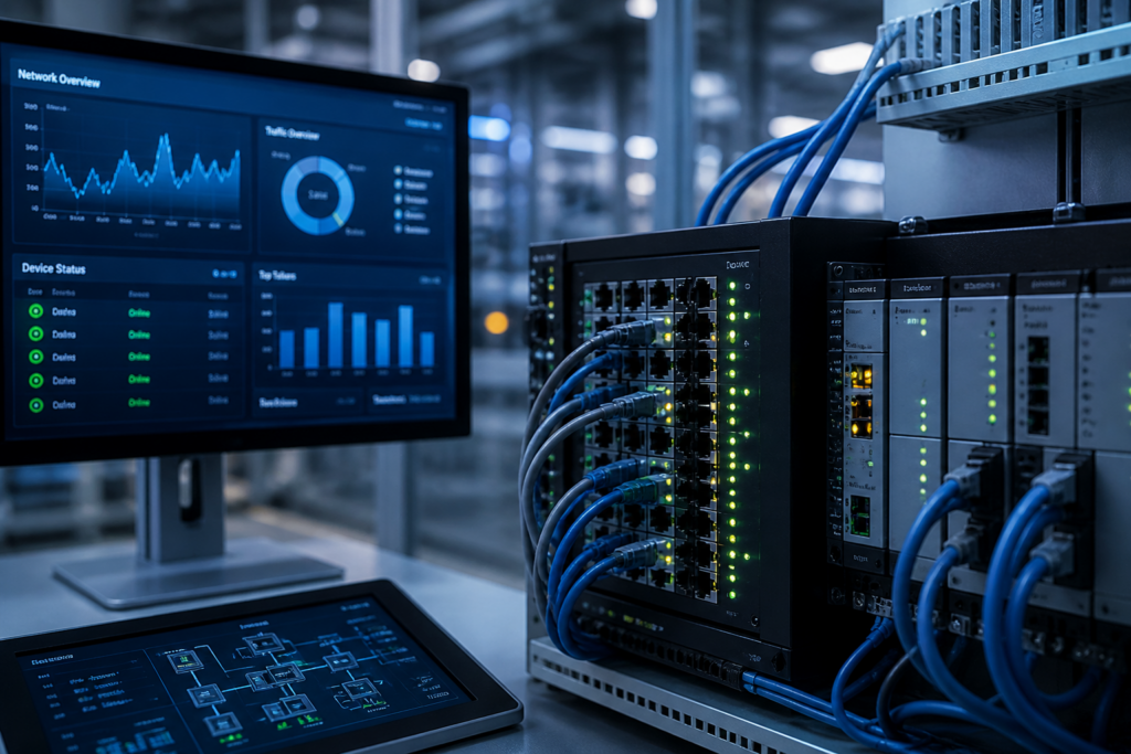 monitoraggio reti OT infrastruttura industriale