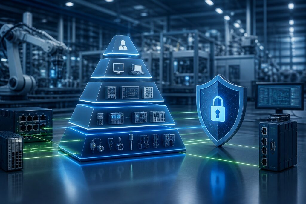 Architetture OT sicure con modello Purdue e segmentazione rete per cybersecurity industriale