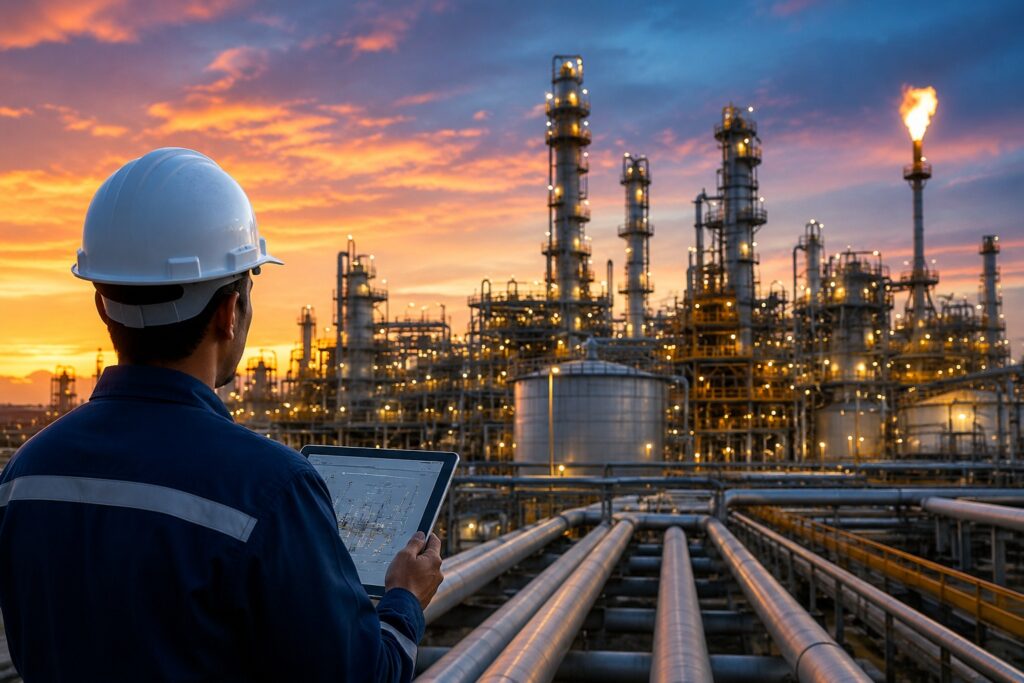 Consulenza Oil & Gas industriale per cybersecurity OT e automazione degli impianti energetici